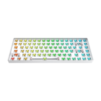 TEAMWOLF CIY84 Mechanisch toetsenbord Aangepaste kit 84 toetsen Macro Hot swappable 3/5 pins schakelaar RGB achtergrondv