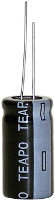 Teapo KSH476M016S1A5C11K Elektrolytische condensator Radiaal bedraad 2 mm 47 µF 16 V 20 % (Ø x h) 5 mm x 11 mm 1 stuk(s)