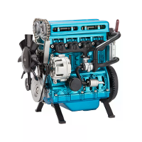 TECHING DM111 Upgrade DIY Turbocharged 4 Cilinder Motor Metaal Bouwset Uitstekende STEAM Wetenschap Ontdekkingseducatie