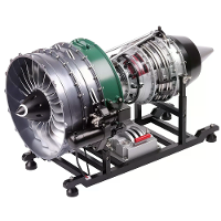 Teching DM119 DIY Twin spool Turbofan Motor Modelbouwset 1/10 Elektrisch Vliegtuig Straalmotor 15in Natuurkundige Experi