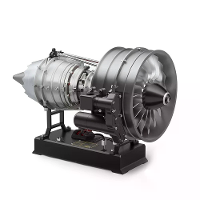 NIKOLATOY 30CM TR900 Turbofan Motor Model Knoop met Ingebouwde Batterij Magnet Creatieve Desktop Ornamenten Natuurkunde
