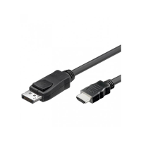 TECHly DisplayPort / HDMI Aansluitkabel [1x DisplayPort stekker   1x HDMI stekker] 3 m Zwart
