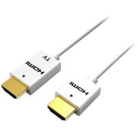 TECHly HDMI Aansluitkabel [1x HDMI stekker   1x HDMI stekker] 1 m Wit