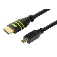 TECHly HDMI Aansluitkabel [1x HDMI stekker   1x HDMI stekker D micro] 1 m Zwart
