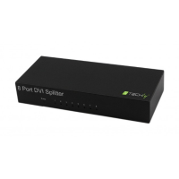 TECHly ICKV108DTY 8 poorten DVI splitter 1920 x 1080 pix Zwart