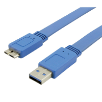 TECHly USB 3.0 Aansluitkabel [1x USB 3.0 Stekker A   1x Micro USB 3.0 B bus] 0.5 M Blauw Vergulde steekcontacten