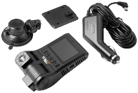 Technaxx TX 185 Dashcam Kijkhoek horizontaal (max.): 120 ° 5 V Display, Dualcamera, G sensor, Cabinecamera, Accu, Videoloop