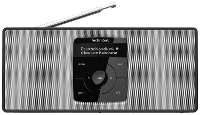 TechniSat DIGITRADIO 2 S Zakradio DAB+, VHF (FM) Bluetooth Wekfunctie, Oplaadbaar Zwart, Wit
