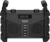 TechniSat DIGITRADIO 230 OD Bouwradio DAB+, VHF (FM) AUX, Bluetooth, USB Oplaadbaar, Waterdicht, Spatwaterbestendig, Stofdicht Zwart