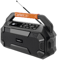 TechniSat DIGITRADIO 231 OD Bouwradio DAB, DAB+, VHF (FM) AUX, Bluetooth Wekfunctie, Oplaadbaar Zwart