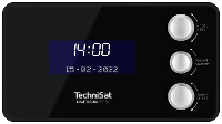 TechniSat DIGITRADIO 50 SE Wekkerradio DAB, DAB+, VHF (FM) Wekfunctie Zwart
