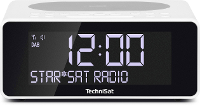 TechniSat DIGITRADIO 52 DAB+ Wekkerradio FM Accu laadfunctie Wit