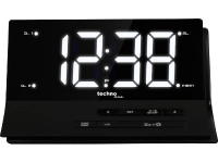 Techno Line WT 482 Wekker Zendergestuurd Zwart Alarmtijden 2