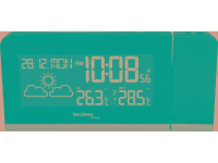 Techno Line WT 539 Wekker Zendergestuurd Digitaal Zwart