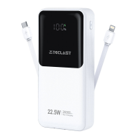 TECLAST A20 Pro 22.5W 20000mAh LED Digitaal Display Krachtbank Externe Batterij Voeding met 1 Ingang & 3 Uitgangen Snell