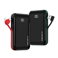 Teclast D10 Pro 10000mAh 22.5W PD18W Super Snelle Opladen Ingebouwde Kabel 2 ingangen 3 uitgangen met Slim Schermweergav