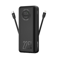 Teclast E20 Pro 22.5W 20000mAh Power Bank Ingebouwde kabel LED Digitaal display SCP PD QC3.0 Snel opladen Externe batter
