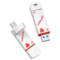 TECLAST USB3.2 Flash Drive 1050MB/s Hoge Snelheid Dual Interface 1TB/512GB/256GB Ondersteunt 4K 60FPS Video opname U Sch
