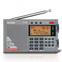 Tecsun PL 520 draagbare volledige golf radio FM/LW/SW/MW SSB ontvanger DSP digitaal display stereo koptelefoon USB oplad