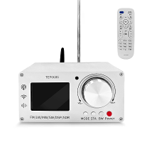 TEF6686 Volledig Band Digitale Radio Ontvanger Aluminium Legering FM LW MW SW DSP SDR Draagbaar 2,8 Inch Scherm Ingebouw