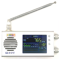 TEF6686 Radio V1.18 Firmware 32 Inch LCD Lange golf Middengolf Korte golf FM AM 7000mAh Batterij Aluminium Legering Behu