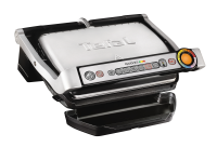 Tefal Optigrill+ Contactgrill Elektrisch Automatische temperatuuraanpassing RVS (geborsteld), Zwart