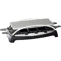 Tefal Steengrill 10 Inox & Design RE4568 gourmetstel