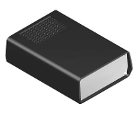 TEKO KL 12.9 KL 12.9 Elektronicabehuizing 178 x 128 x 54 ABS Zwart 1 stuk(s)
