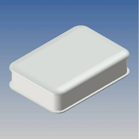 TEKO WK 2.29 Handbehuizing 80 x 56 x 22 ABS, TPU Zwart, Donkergrijs 1 stuk(s)