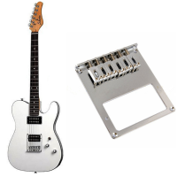 Tele Humbucker Electric Guitar Bridge 6 Square Saddle For Telecaster Guitar