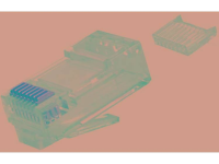 TelegÃ¤rtner RJ45 stekker, niet afgeschermd Stekker Transparant J00026A0182 1 stuk(s)