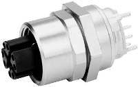 Telegärtner 100007427 Sensor/actuator connector, niet geassembleerd M12 Aantal polen (sensoren): 8 Bus, inbouw 1 stuk(s)