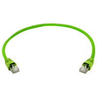 Telegärtner 100009143 RJ45 Netwerkkabel, patchkabel CAT 5 SF/UTP 15.0 M Groen Met anti kniktule 1 stuk(s)