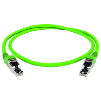 Telegärtner 100017338 RJ45 Netwerkkabel, patchkabel CAT 5 7.5 M Groen Met anti kniktule 1 stuk(s)