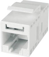 Telegärtner 100023168 RJ45 koppelstuk, niet afgeschermd 100023168 RJ45, behuizing (koppeling) Wit 1 stuk(s)