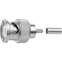 Telegärtner 100023303 100023303 BNC connector Stekker, recht 50 Ω 1 stuk(s)