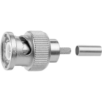 Telegärtner 100023314 100023314 BNC connector Stekker, recht 50 Ω 1 stuk(s)