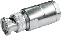 Telegärtner 100023344 100023344 BNC connector Stekker, recht 50 Ω 1 stuk(s)