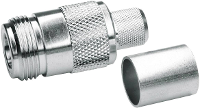 Telegärtner 100024006 100024006 N connector Bus, recht 50 Ω 1 stuk(s)