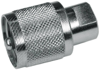 Telegärtner 100024351 100024351 BNC adapter UHF stekker   FME stekker 1 stuk(s)