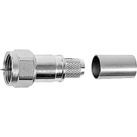 Telegärtner 100025618 100025618 F connector Stekker, recht 75 Ω 1 stuk(s)