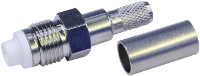 Telegärtner 100027731 100027731 FME connector Bus, recht 50 Ω 1 stuk(s)
