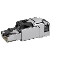 Telegärtner 100039917 Op het veld aansluitbare RJ45 connector MFP8 SL T568 A CAT.6A, AWG26/1 AWG24/1, AWG27/7 AWG24/7 100039917 Stekker Zilver 1 stuk(s)