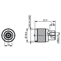 Telegärtner 100123532 100123532 FME adapter   1 stuk(s)