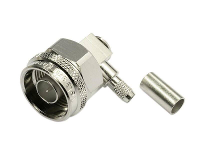 Telegärtner J01020A0040 100023897 N connector Stekker, haaks 50 Ω 1 stuk(s)