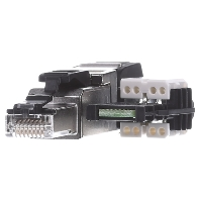 TelegÃ¤rtner RJ45 stekker CAT 6A afgeschermd Stekker, recht Metaal J00026A2001 1 stuk(s)