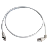 Telegärtner 100008297 RJ45 Netwerkkabel, patchkabel 1.5 M Vlambestendig, Met anti kniktule 1 stuk(s)