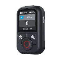 TELESIN T13 Draadloze Bluetooth Afstandsbediening 1,4 Inch HD Kleuren LCD Display 5 Niveaus Helderheidsaanpassing 60m La