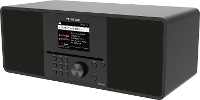 Telestar TOP 300 Schwarz Internetradio met CD speler Internet, DAB+, VHF (FM) USB, WiFi, Internetradio, DAB+, CD, Bluetooth, AUX Incl. Afstandsbediening Zwart