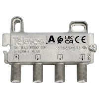Televes SAV37FZ Lasdoos voor satellietaansluiting 3 voudig 5   2400 MHz